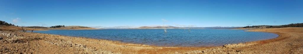 Lake Eucumbene is one of three lakes Steve has a close look at.