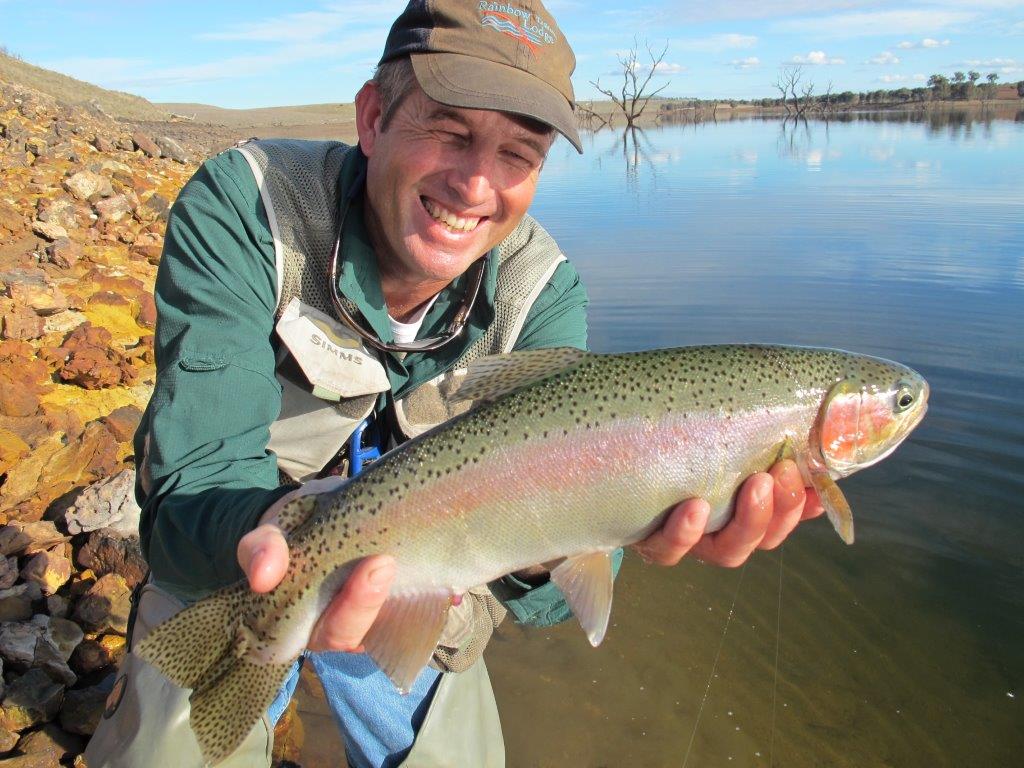 As usual, the best fishing winter fishing at Tullaroop was on the milder, settled days - though these were few and far between in 2013.