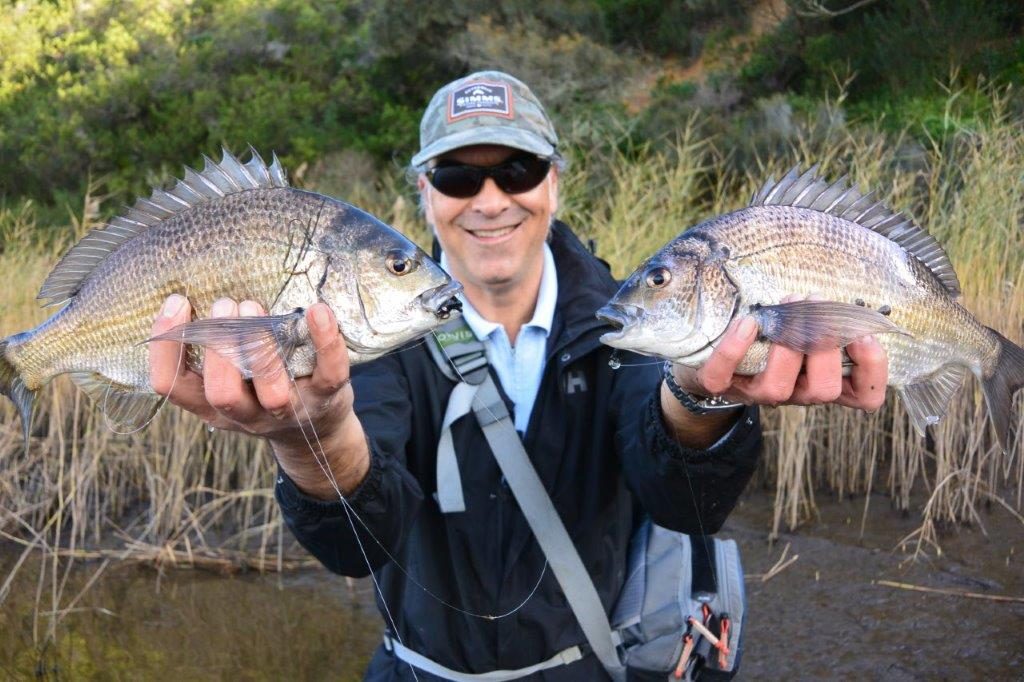 Where there's water, there's hope - we went from nothing but cold fingers, to double hook-ups.