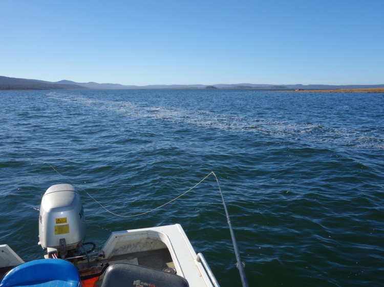 A Great Lake foam lane