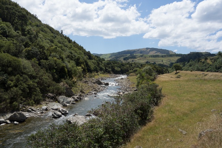 The Ruakituri below the falls.