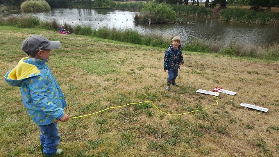You're never too young (or too old!) to try flyfishing.