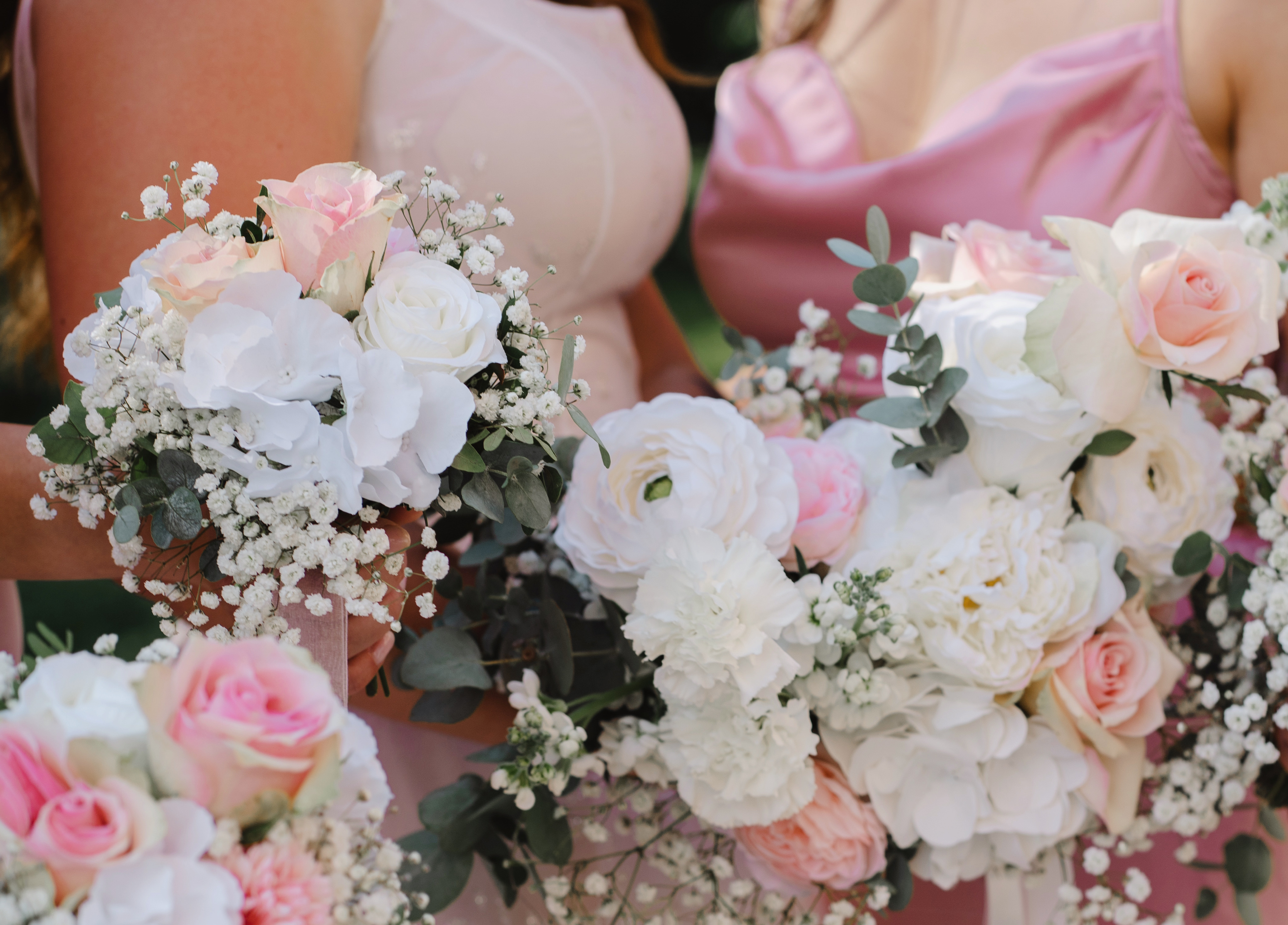 floristik rose weiß hochzeit