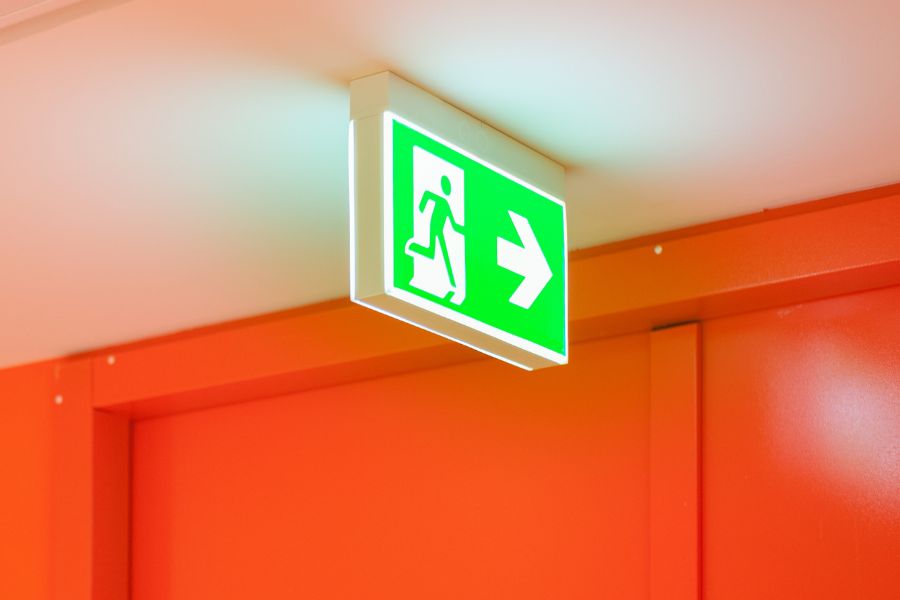 señal de salida de emergencia