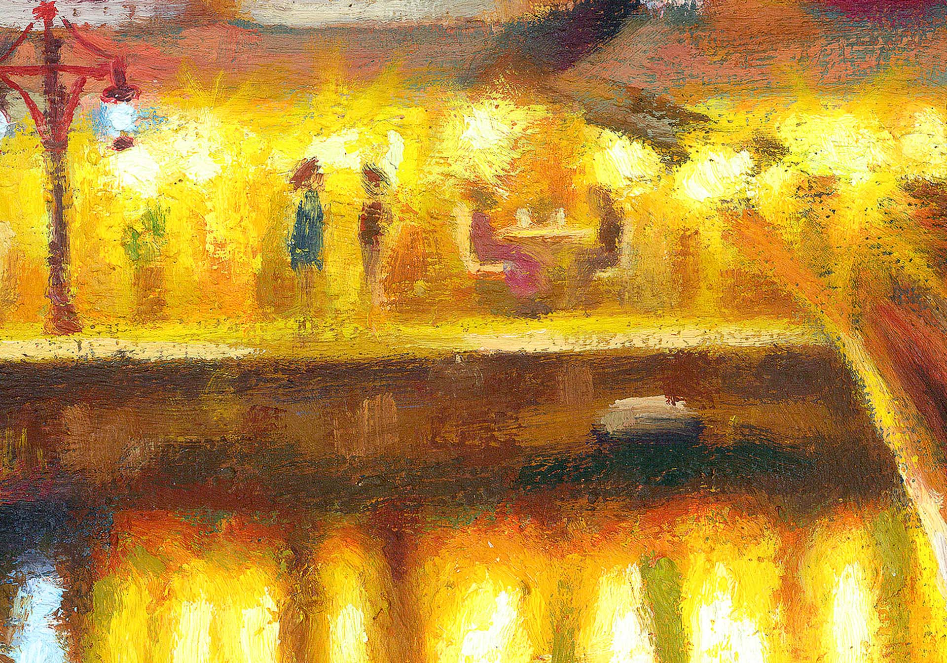 Symi painting by artist Zac Zorbas